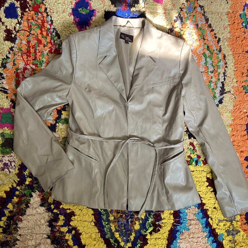 Faux Leather Blazer Jacket🌟